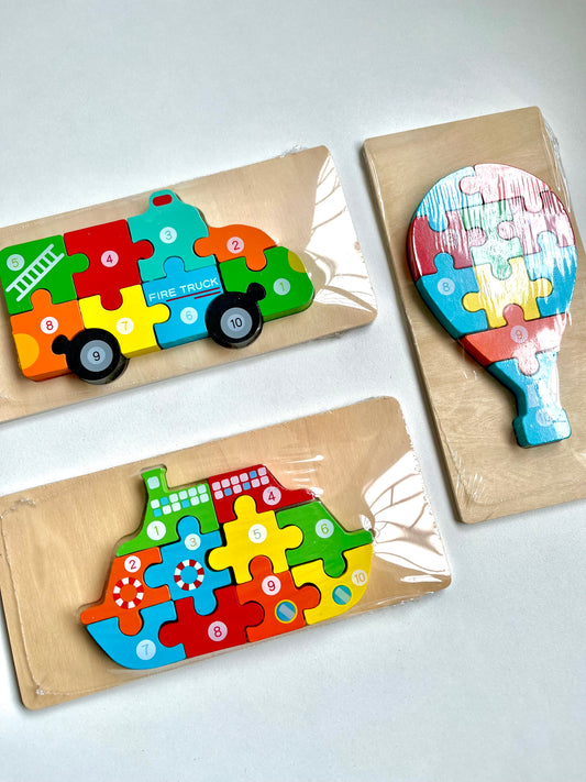 Puzzles pequeños de viaje