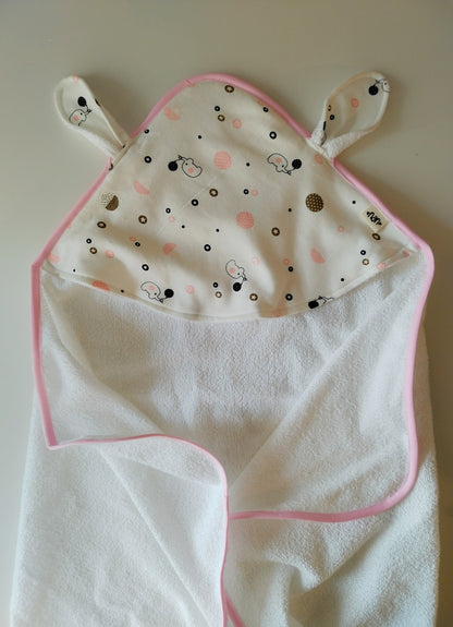 Toalla de baño con capucha